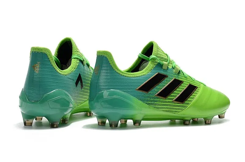 Adidas ACE Series FG Football Shoes Green/Blue/Black