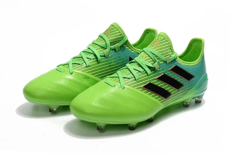 Adidas ACE Series FG Football Shoes Green/Blue/Black