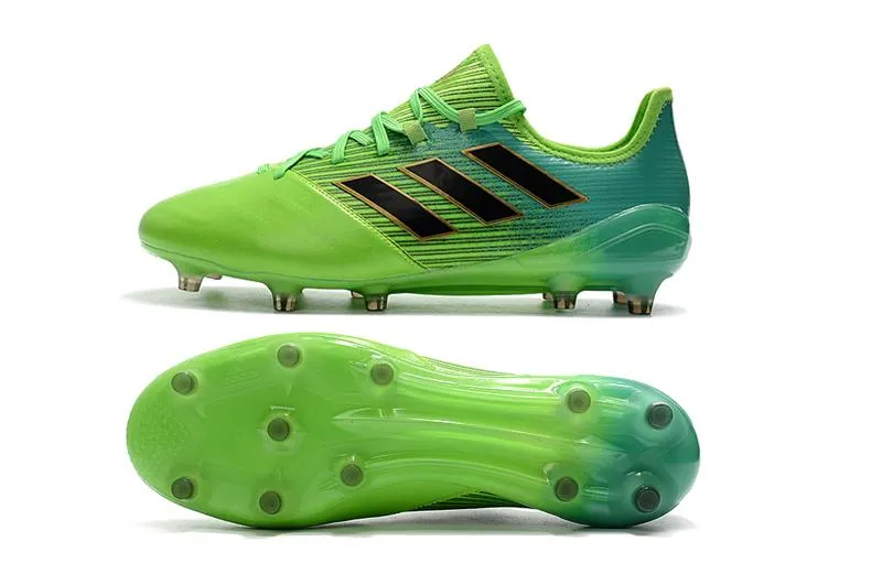 Adidas ACE Series FG Football Shoes Green/Blue/Black