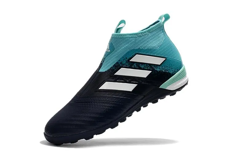 Adidas ACE Tango TF Grass Spikes Football Shoes Blue/Black/White