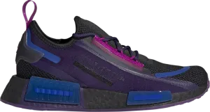 Adidas Wmns NMD_R1 Spectoo 'Black Dark Purple' sneakers, purple