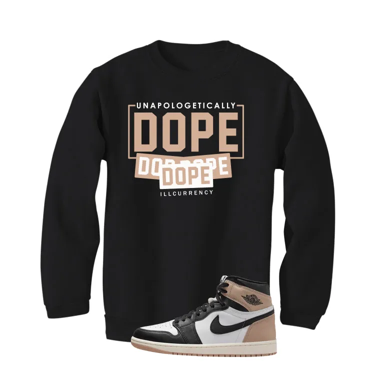 Air Jordan 1 High OG Latte Black T-Shirt (DOPE)| illcurrency