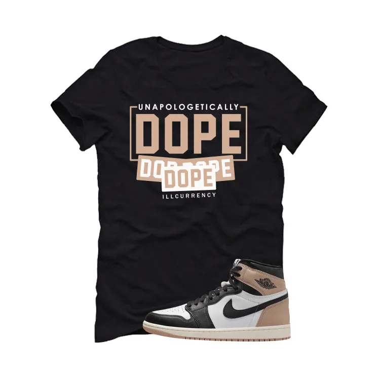 Air Jordan 1 High OG Latte Black T-Shirt (DOPE)| illcurrency