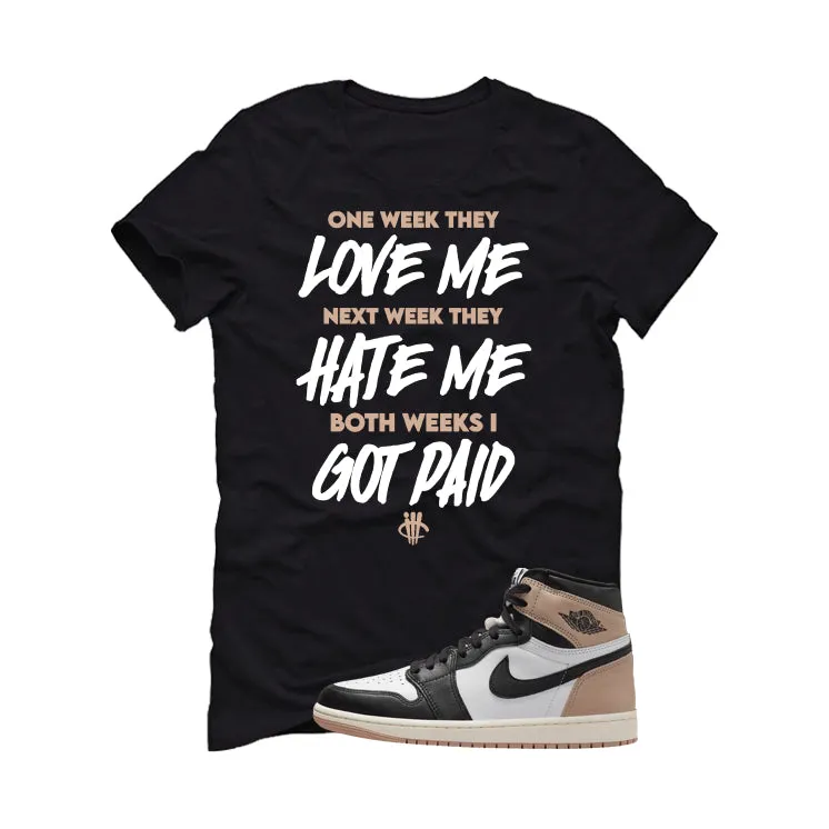 Air Jordan 1 High OG Latte Black T-Shirt (Paid)| illcurrency