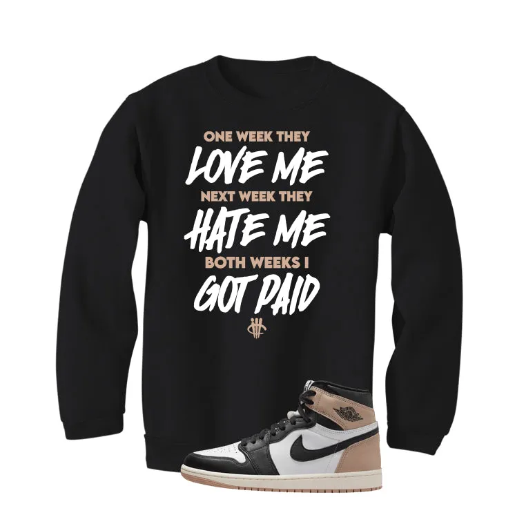 Air Jordan 1 High OG Latte Black T-Shirt (Paid)| illcurrency