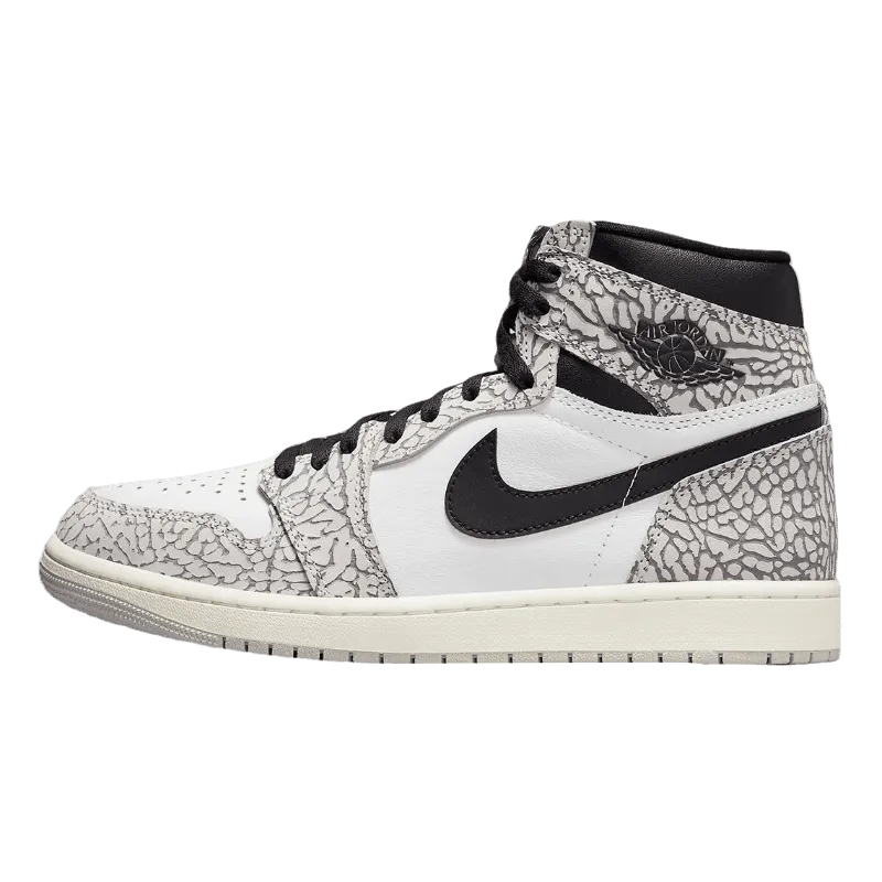 Air Jordan 1 High White Cement