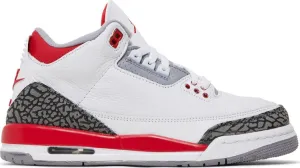 Air Jordan 3 Retro GS Fire Red 2022, white