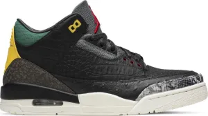 Air Jordan 3 Retro SE Animal Instinct 2.0 Sneakers, Black