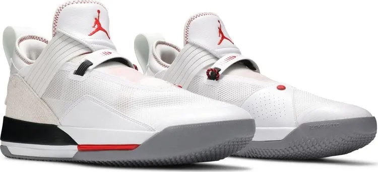 Air Jordan 33 Low SE White Cement sneakers, white