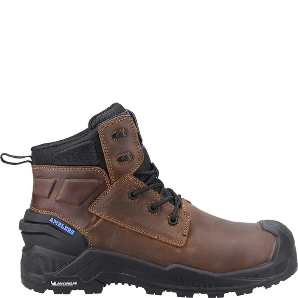 Amblers Mens AS980C Crusader Grain Leather Safety Boots