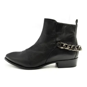 Andre Ankle Boots Leather Black Colour For Women