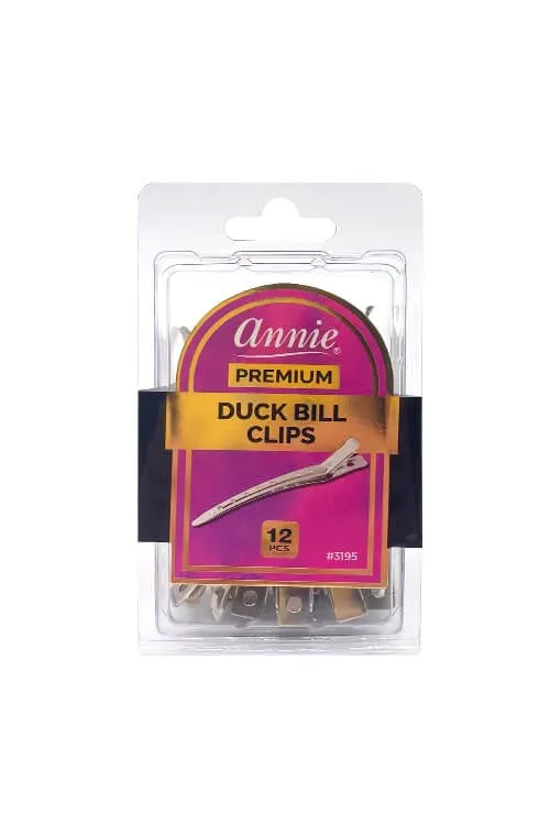 Annie #3195 Premium Duck Bill Clips 12 ct