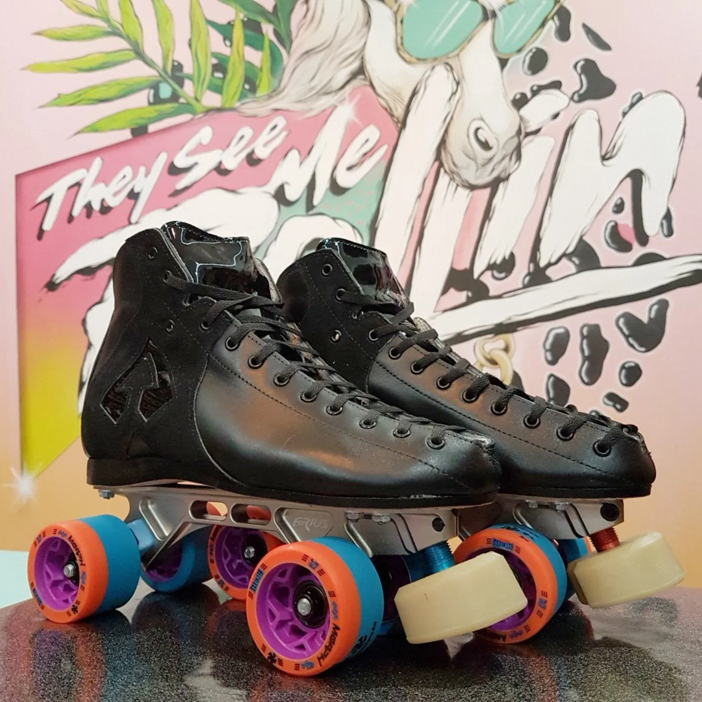 Antik AR1 Phantom Black Shade Roller Skates *Last One* US 10.5