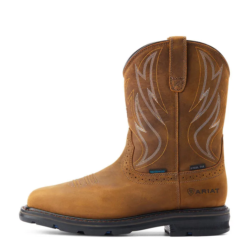 Ariat Sierra Shock Shield Waterproof Steel Toe Work Boot Style 10044544