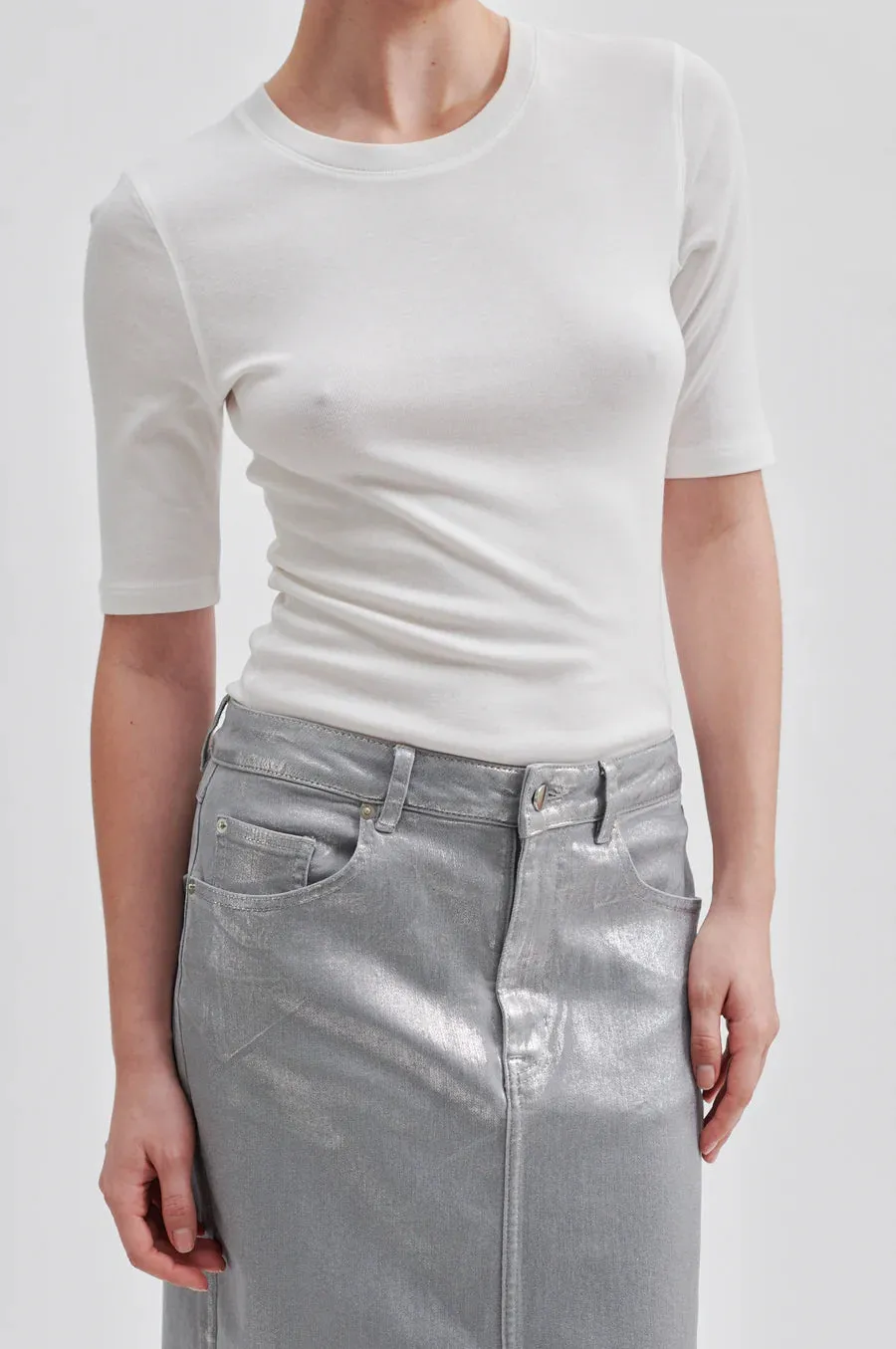 Aspect Skirt Silver