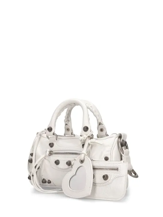 Balenciaga   Mini Le Cagole leather duffle bag 