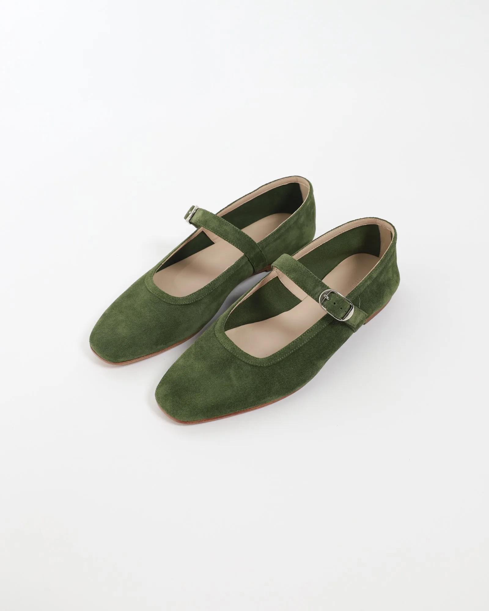 Ballet Suede Mary Jane Flats