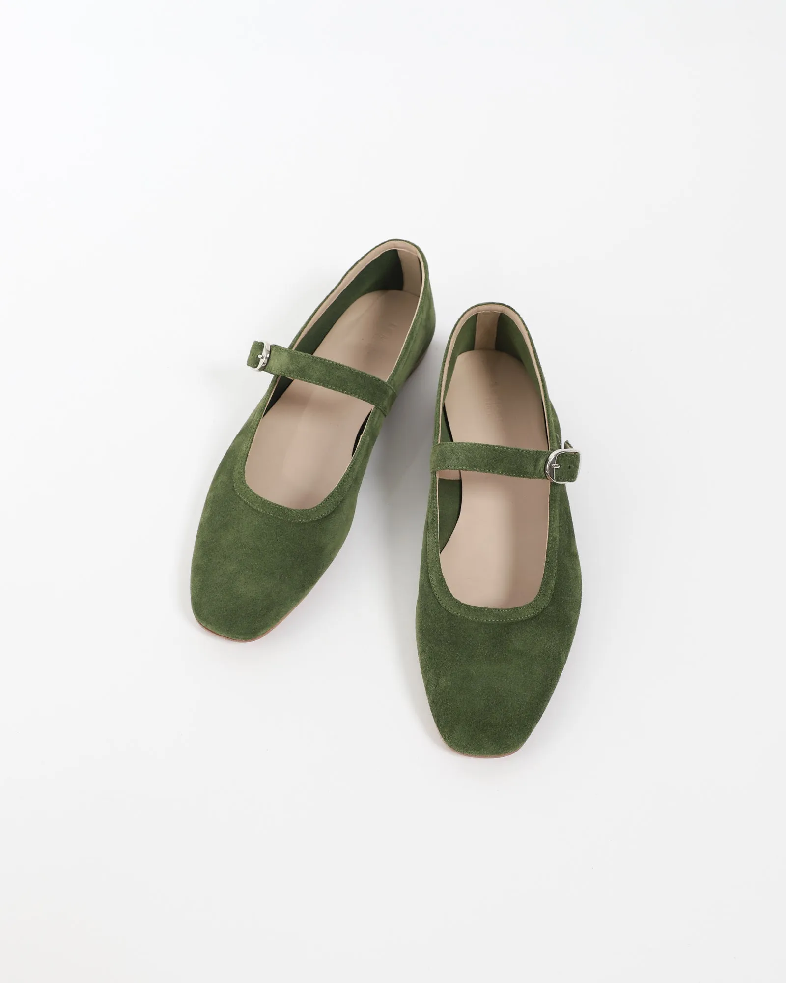 Ballet Suede Mary Jane Flats