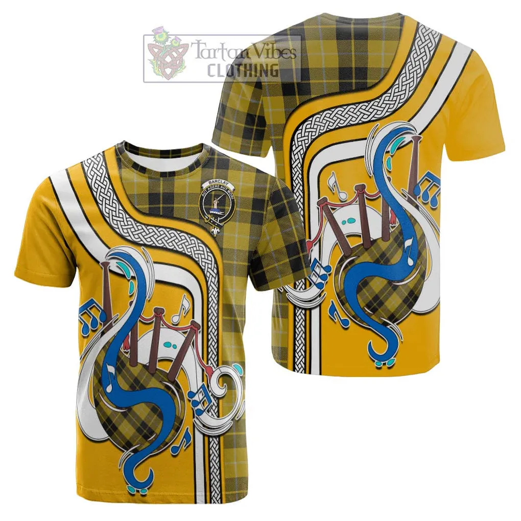 Barclay Dress Tartan Cotton T-shirt with Epic Bagpipe Style