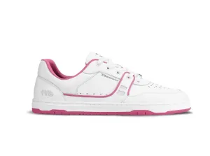 Barefoot Sneakers Barebarics Arise - White & Raspberry Pink CLEARANCE