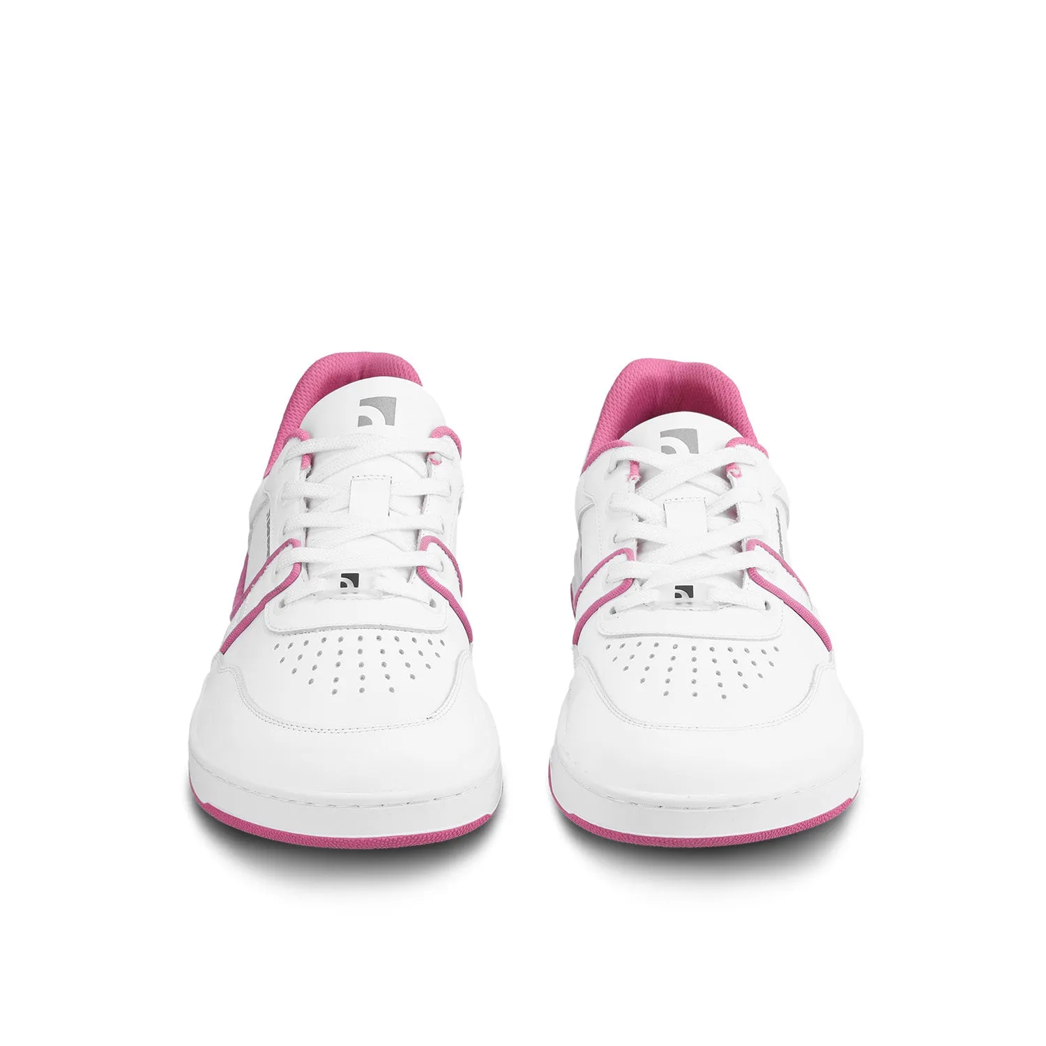 Barefoot Sneakers Barebarics Arise - White & Raspberry Pink CLEARANCE