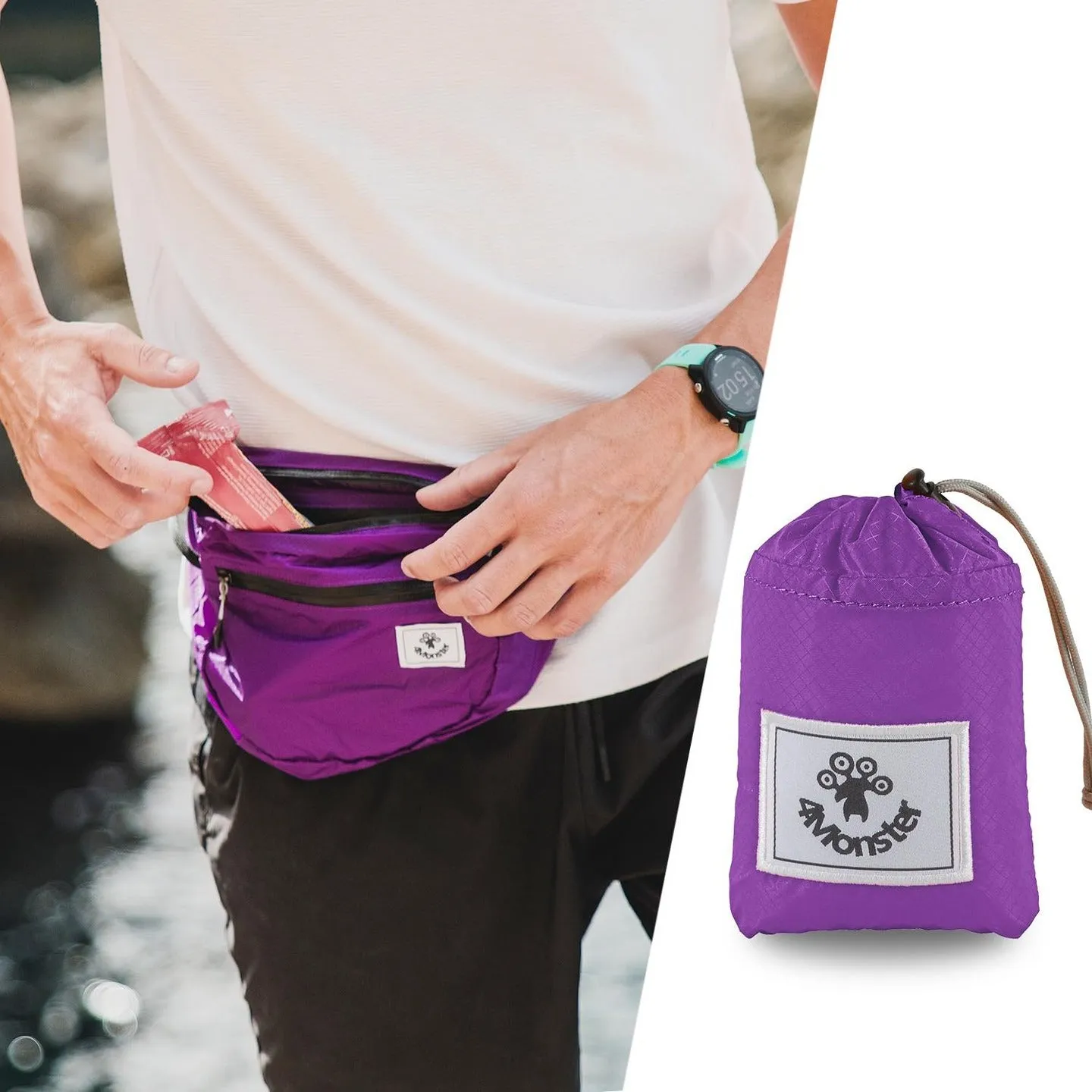 Best Hiking Waist Pack 2L Waterproof Fanny Pack for Men Women