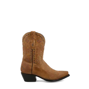 BLACK STAR WOMEN'S AUBREY CARAMEL BOOTIES WBSN014