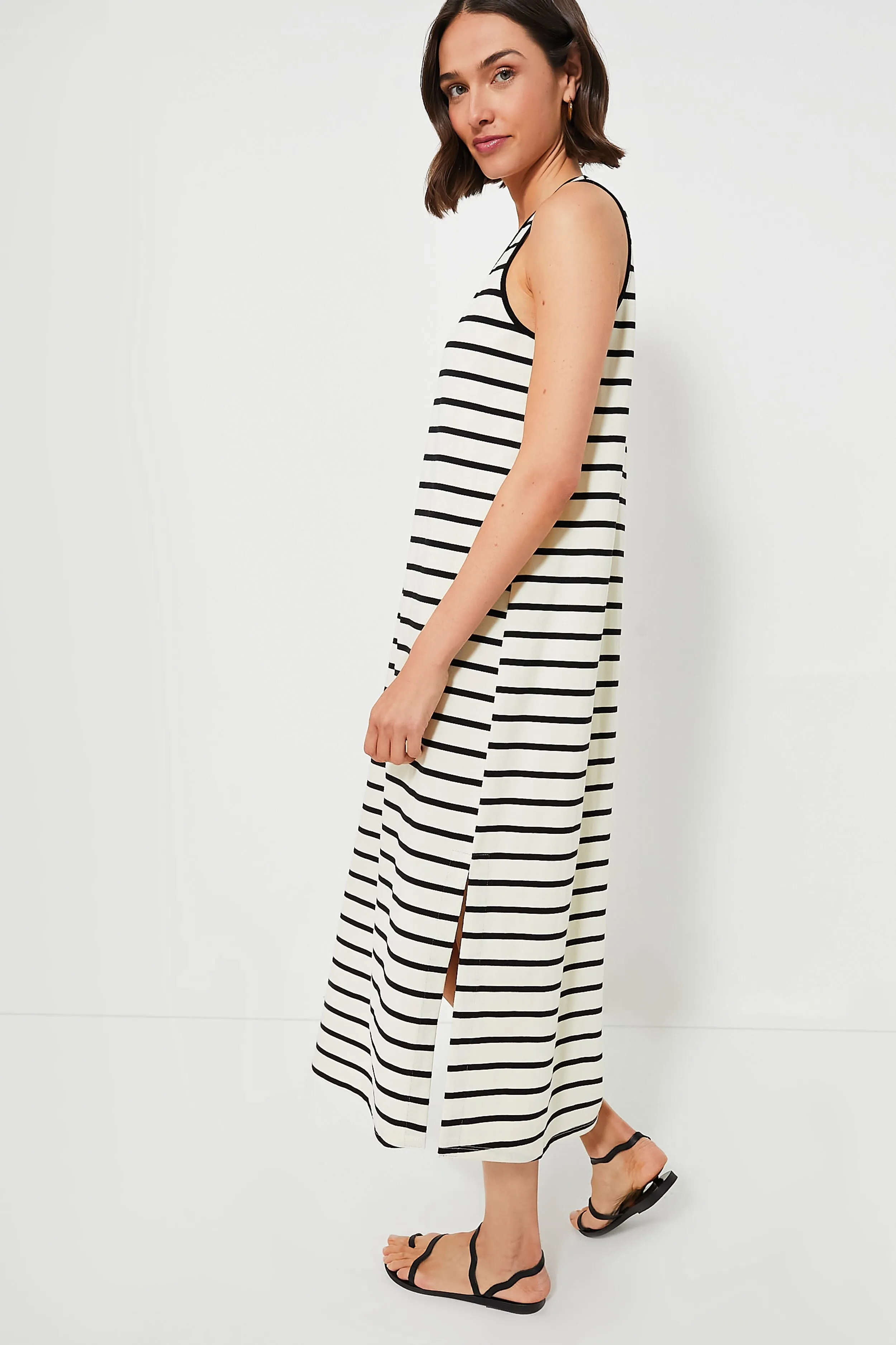 Black Stripe Jax Maxi Dress