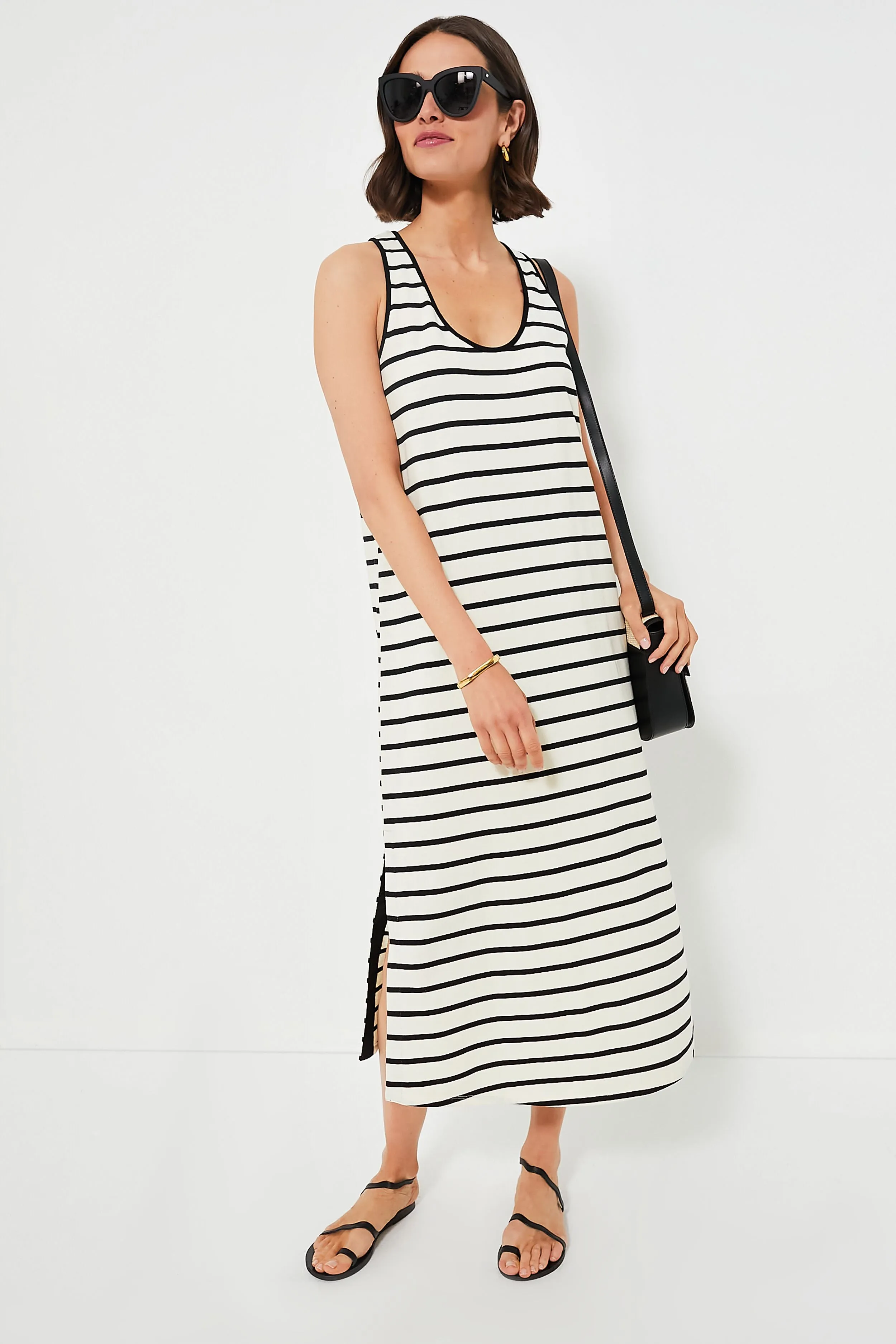 Black Stripe Jax Maxi Dress