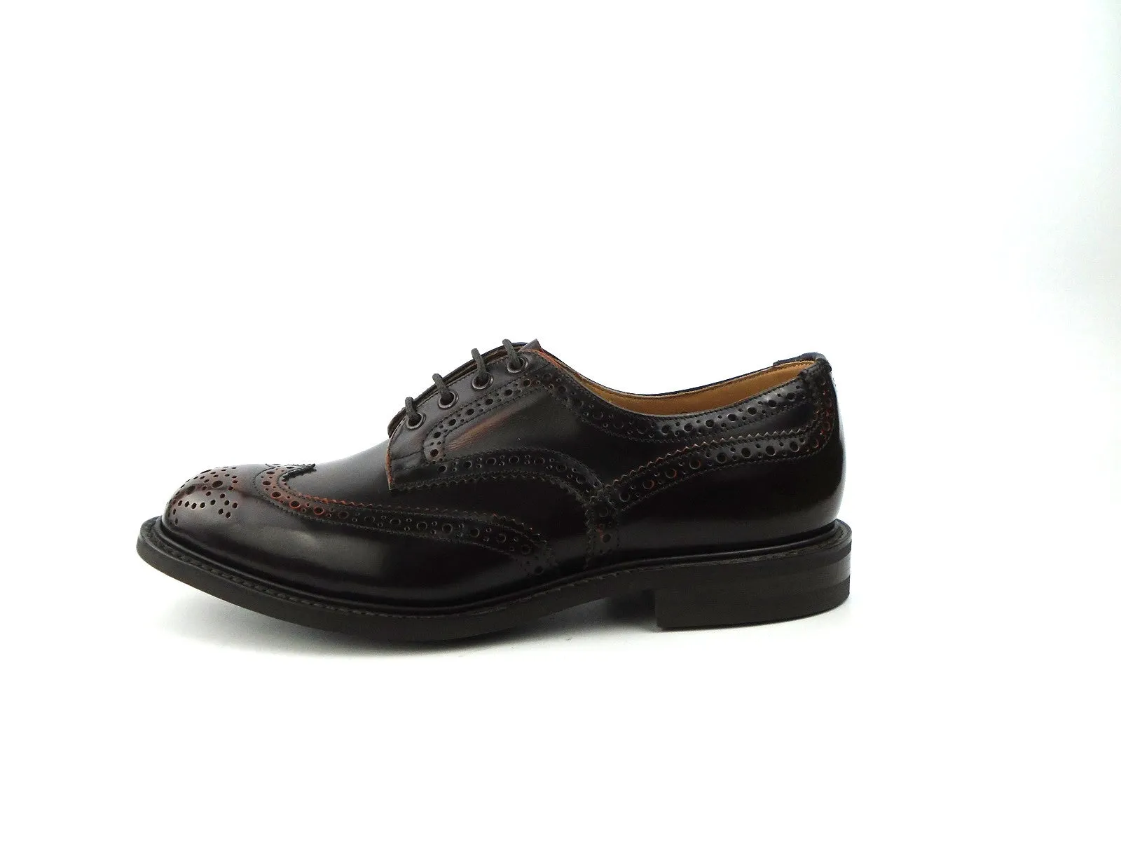 Bourton Country Brogue Shoe - Brown/Tan Bookbinder