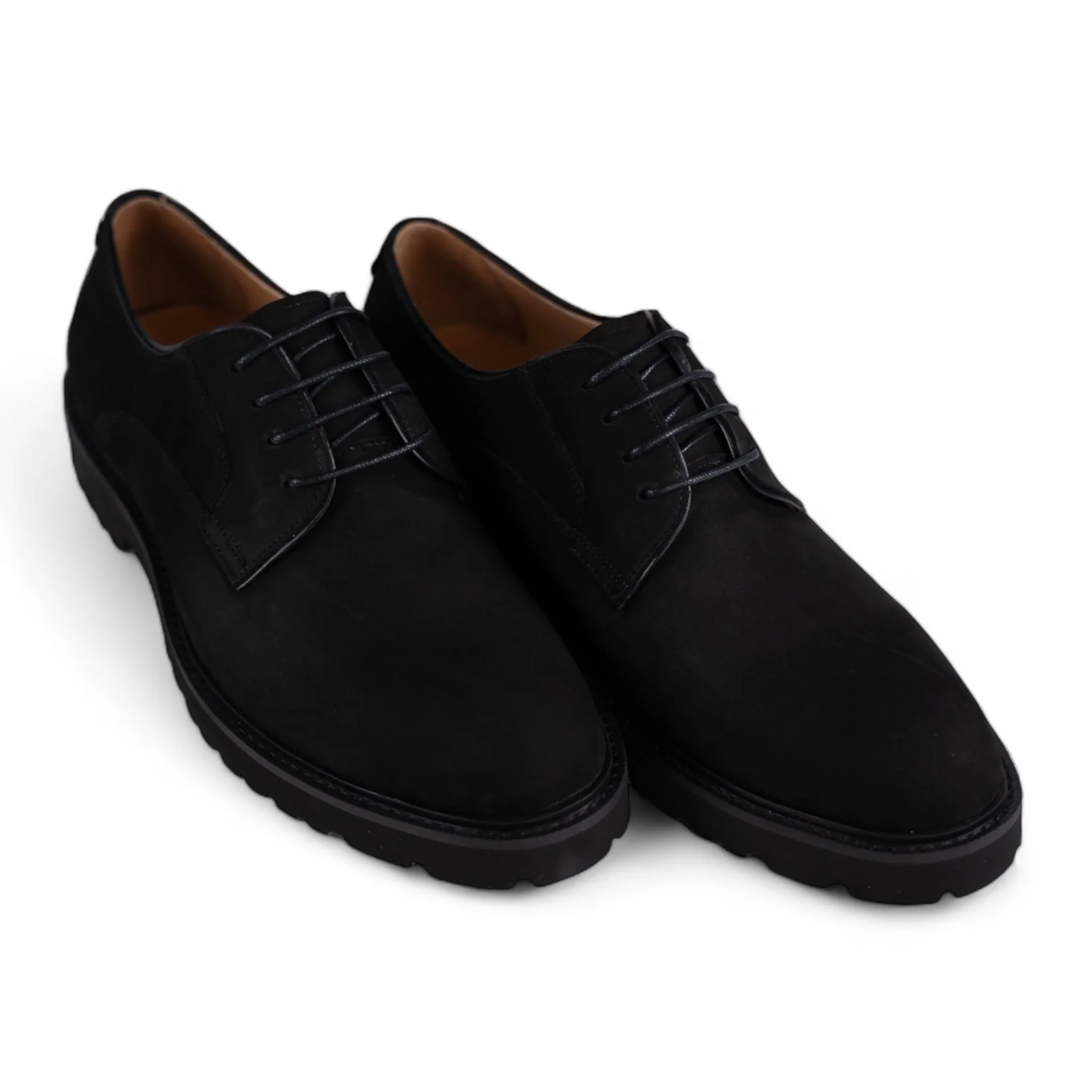 Bowry Black Derby Shoes