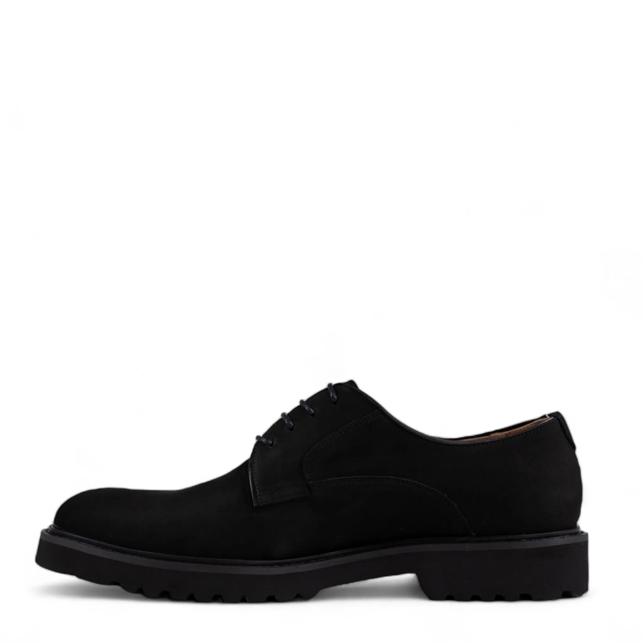 Bowry Black Derby Shoes