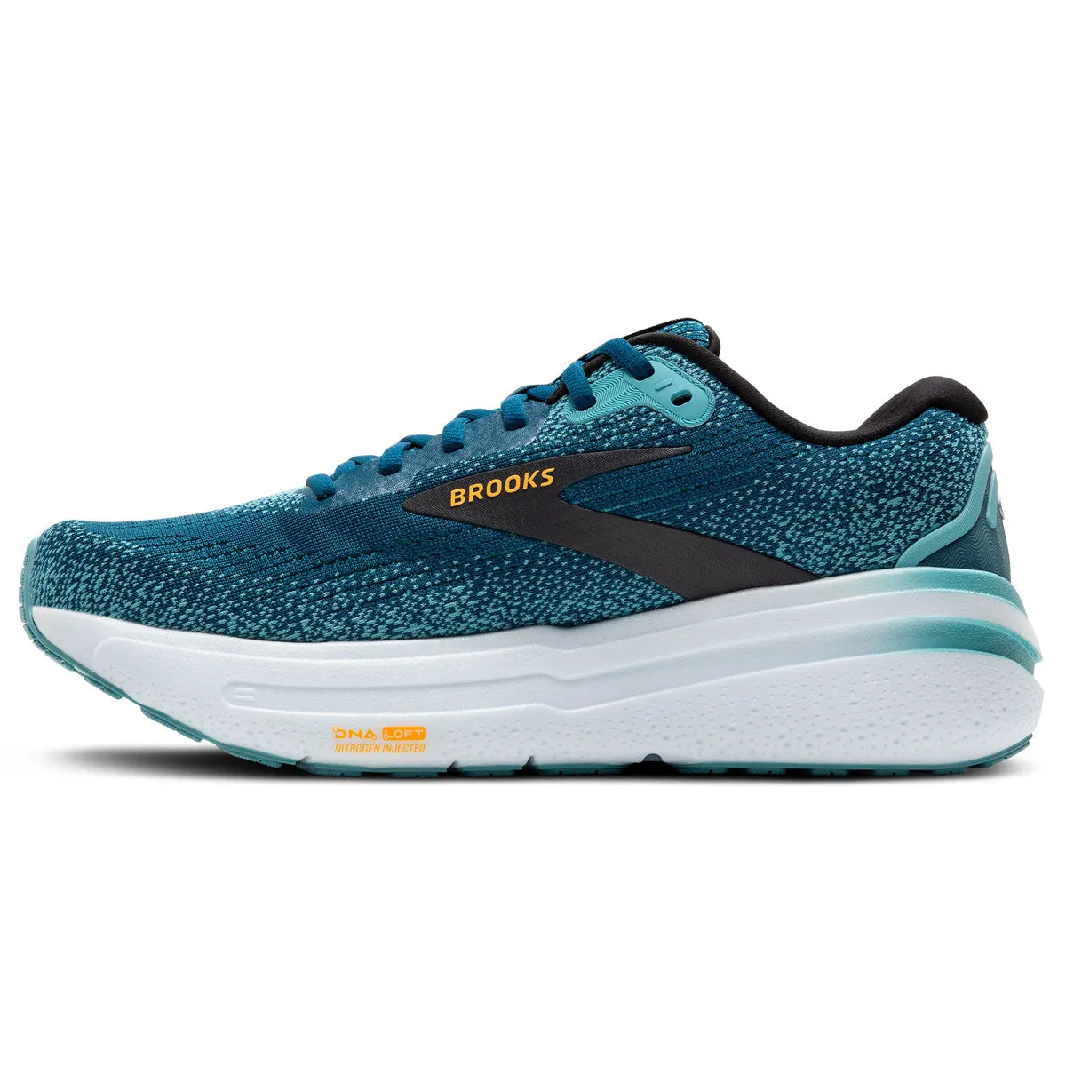 Brooks Ghost Max 2 Running Shoes - Mens - Moroccan Blue/Aqua/Orange Pop