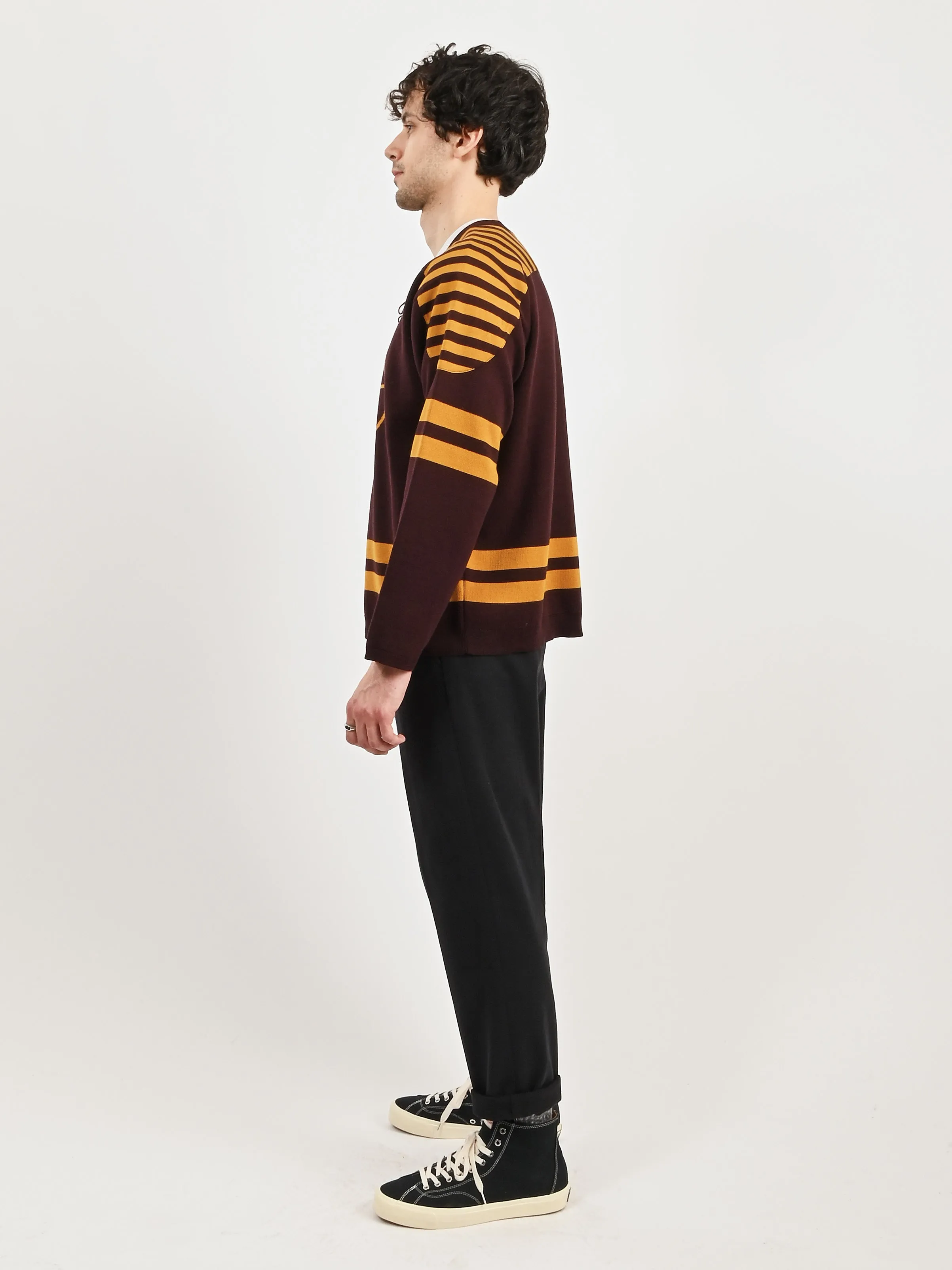 Brown/Yellow Rink Sweater