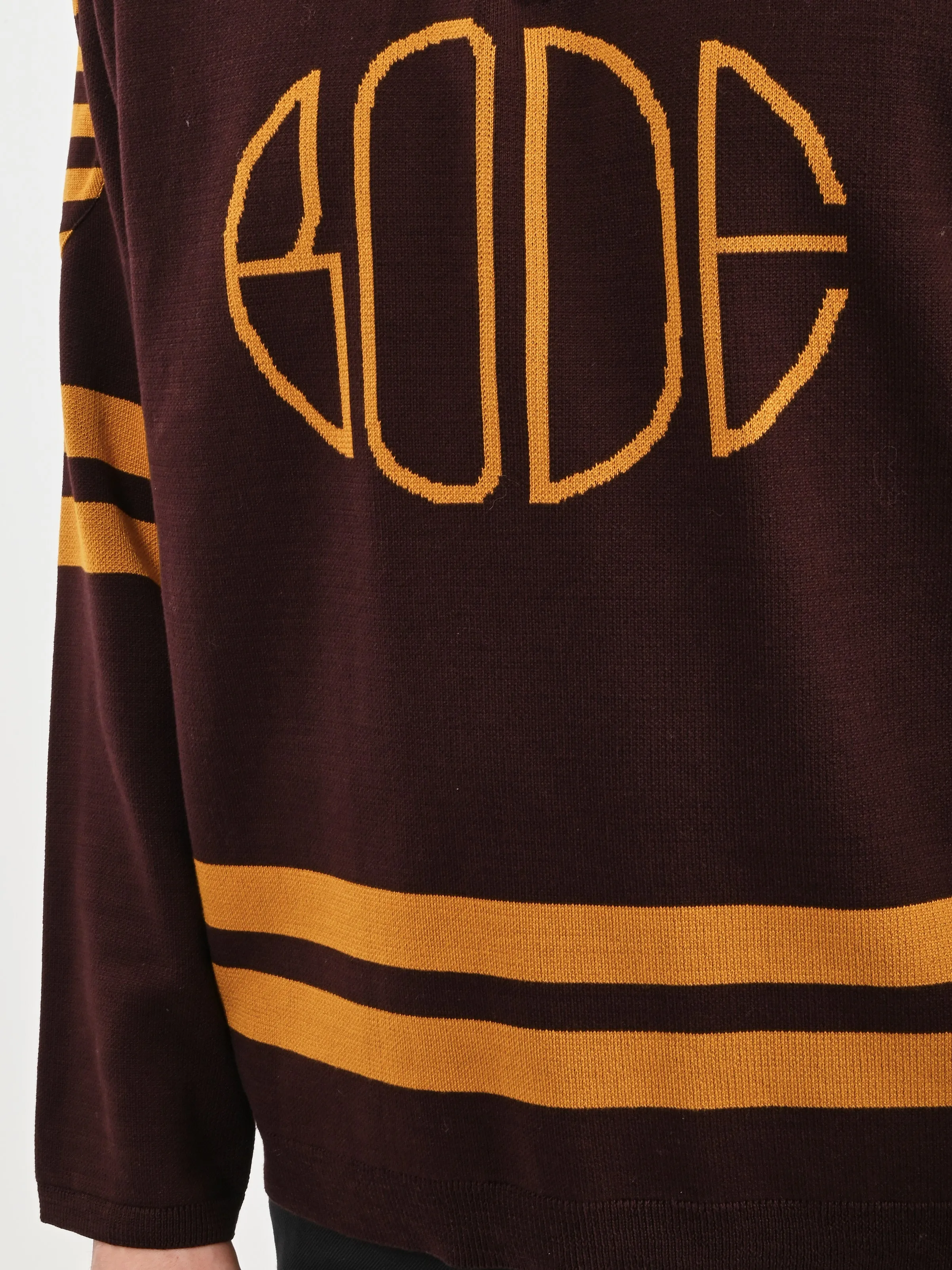 Brown/Yellow Rink Sweater