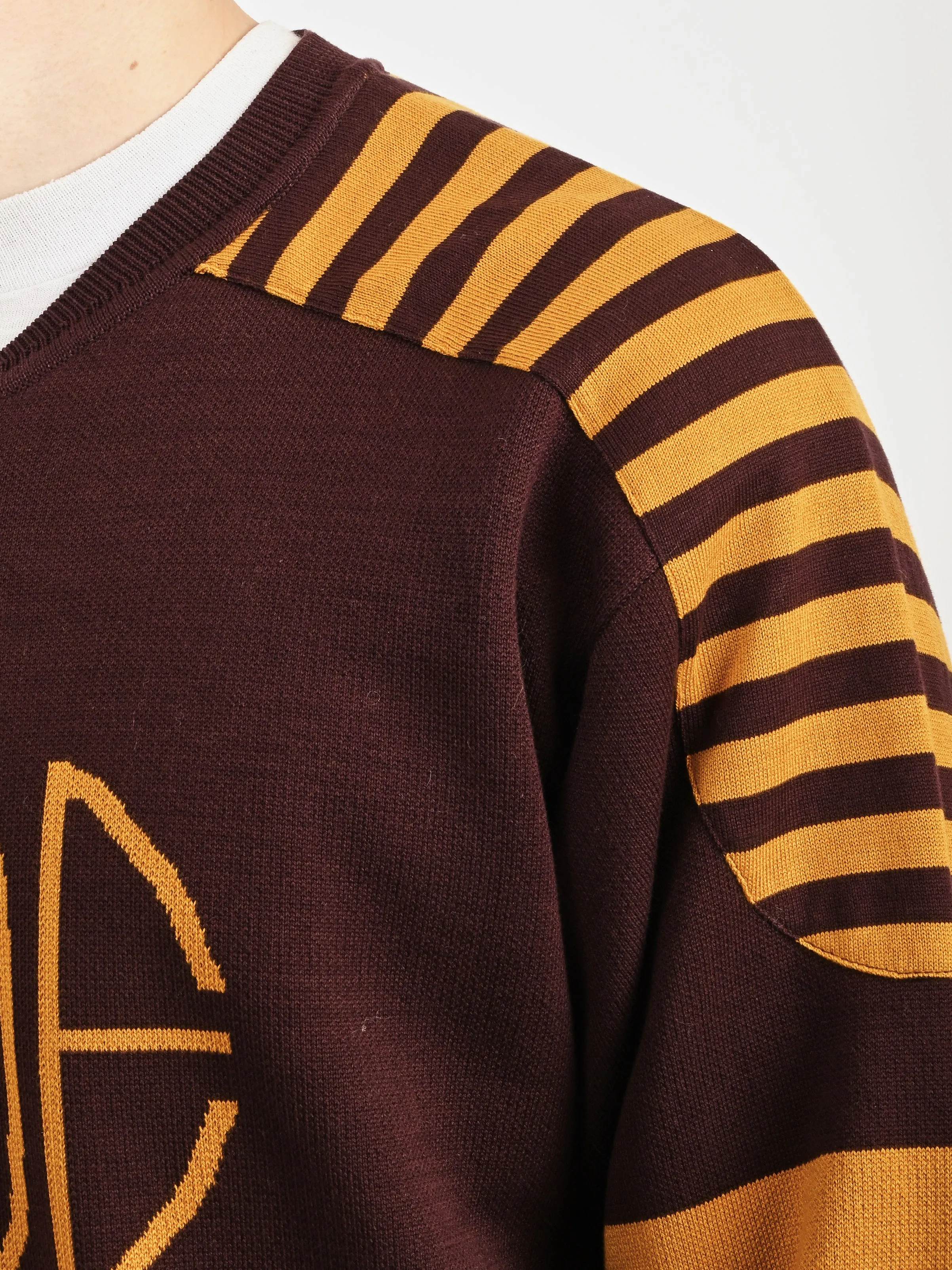 Brown/Yellow Rink Sweater