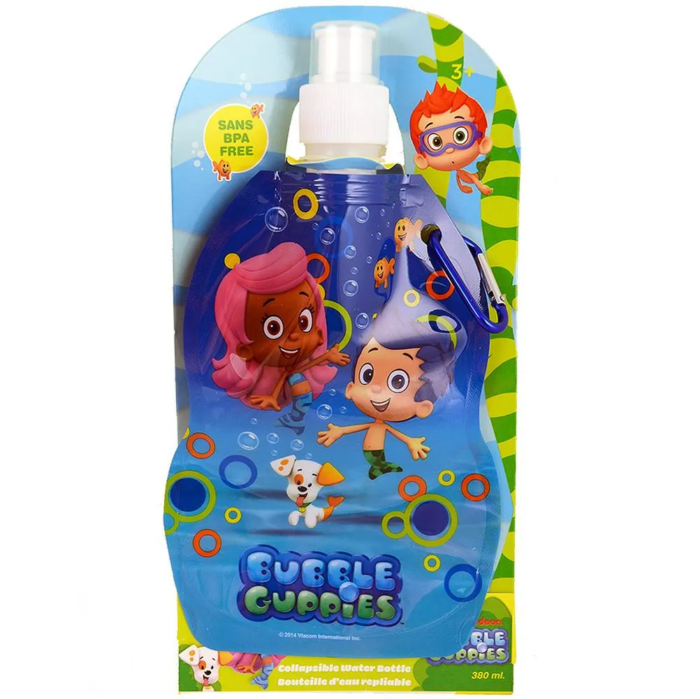 Bubble Guppies Collapsible Water Bottle [380 m - 12.85 oz]