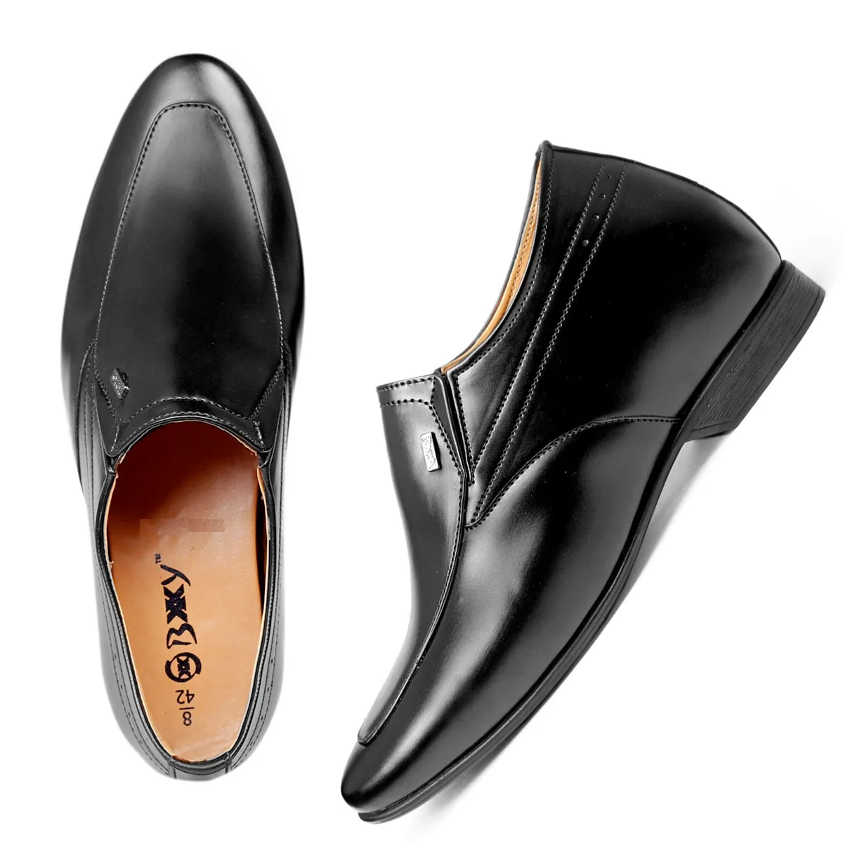 BXXY 9 cm (3.5 Inch) Elevator Office Wear Slip-on Dress Shoes For Men