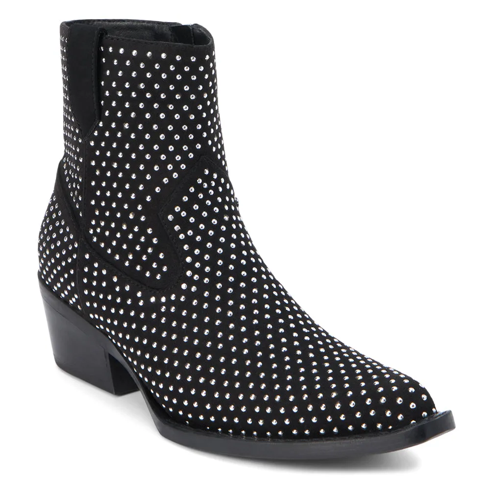 Calistoga Studded Pointed Toe Zippered Booties