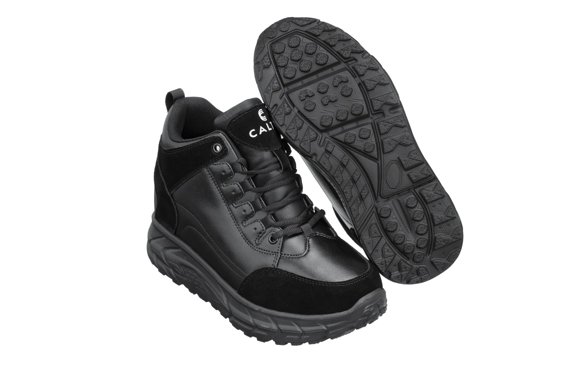 CALTO - S22797 - 4 Inches Taller (Black) - Hiking Style Boots