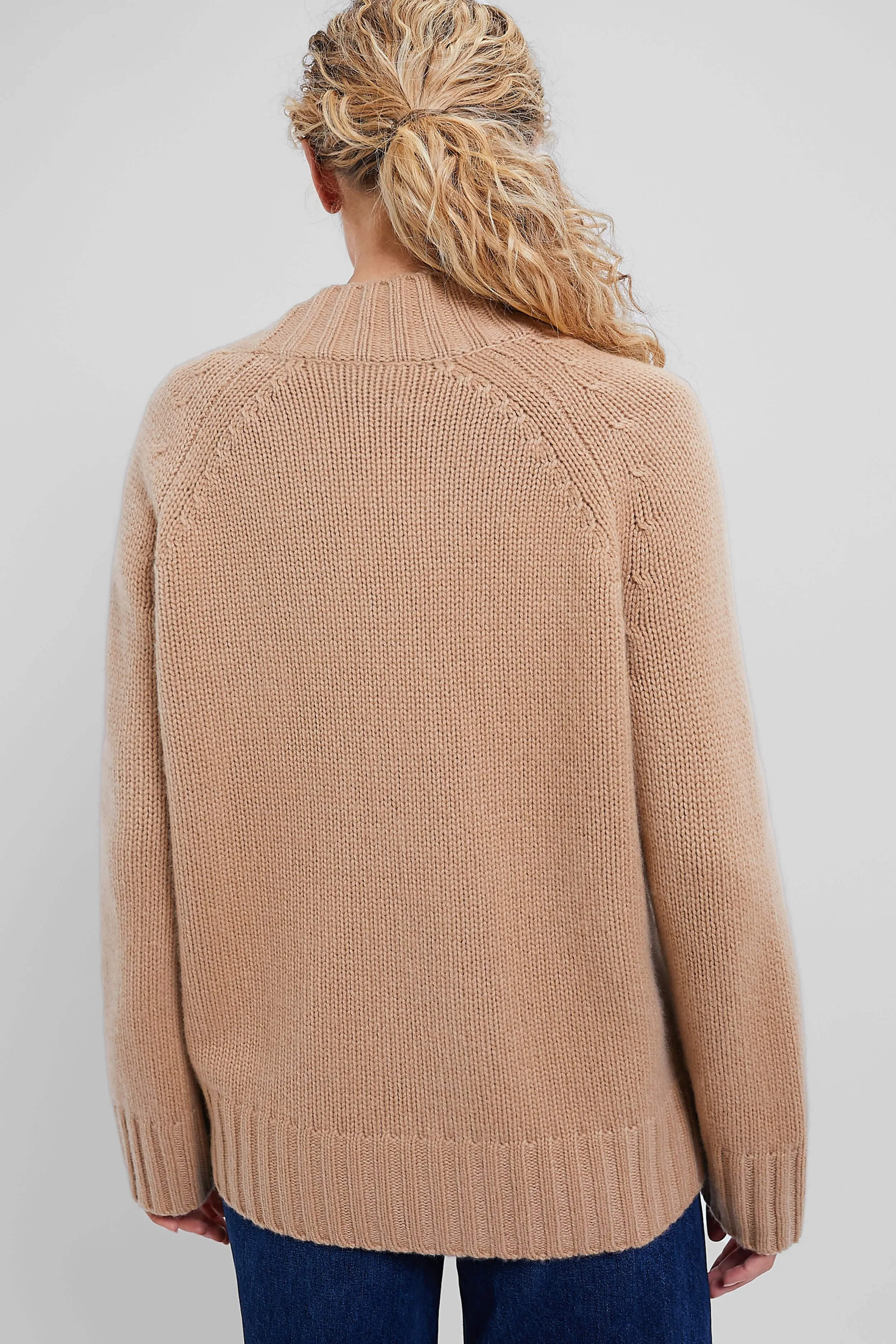 Camel Rachel Cashmere Cardigan