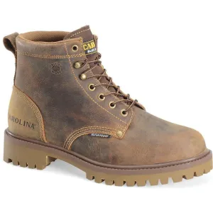 Carolina Men's Marlboro Lo 6" Steel Toe WP Work Boot - Brown - CA7558