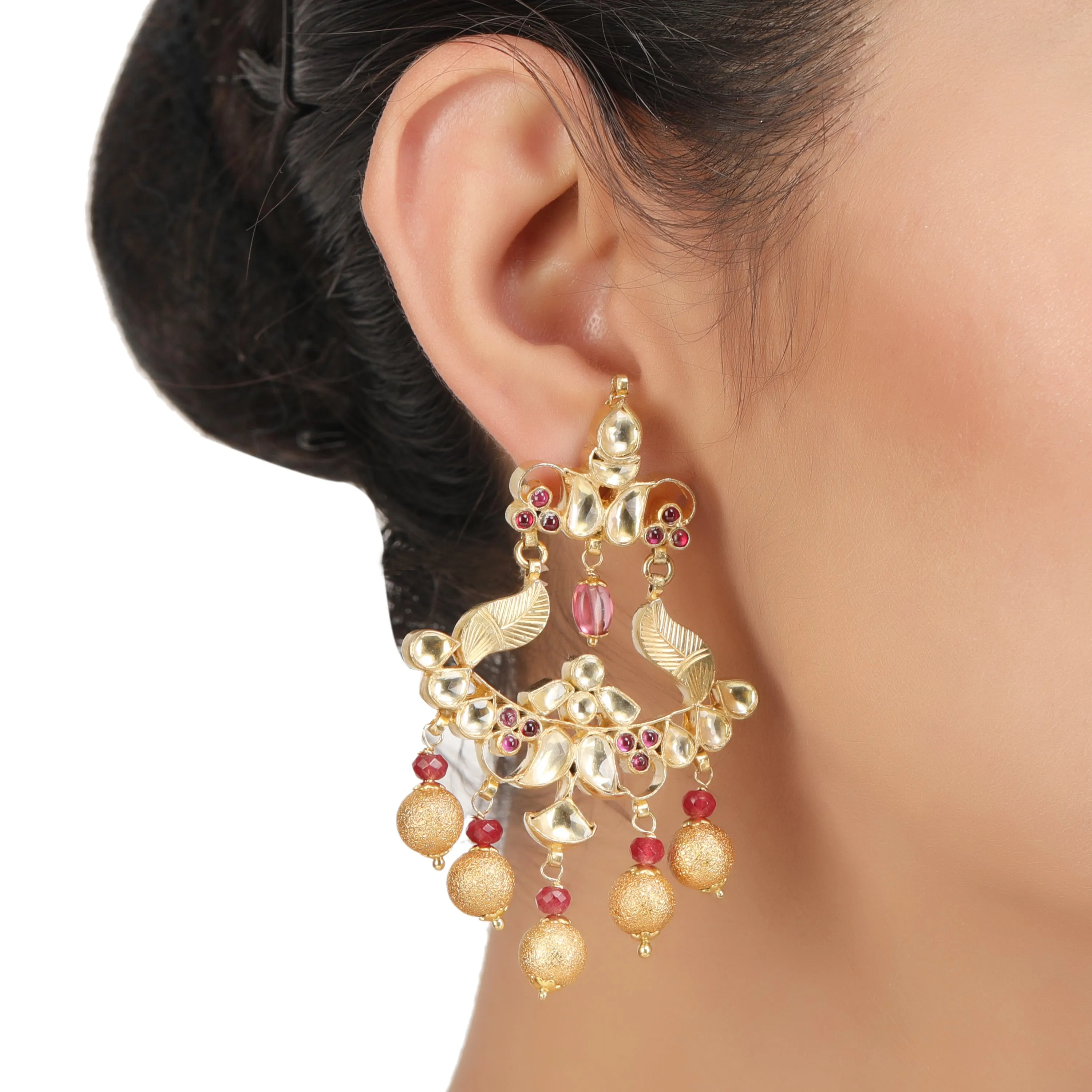 CHANDA KUNDAN URVI EARRING