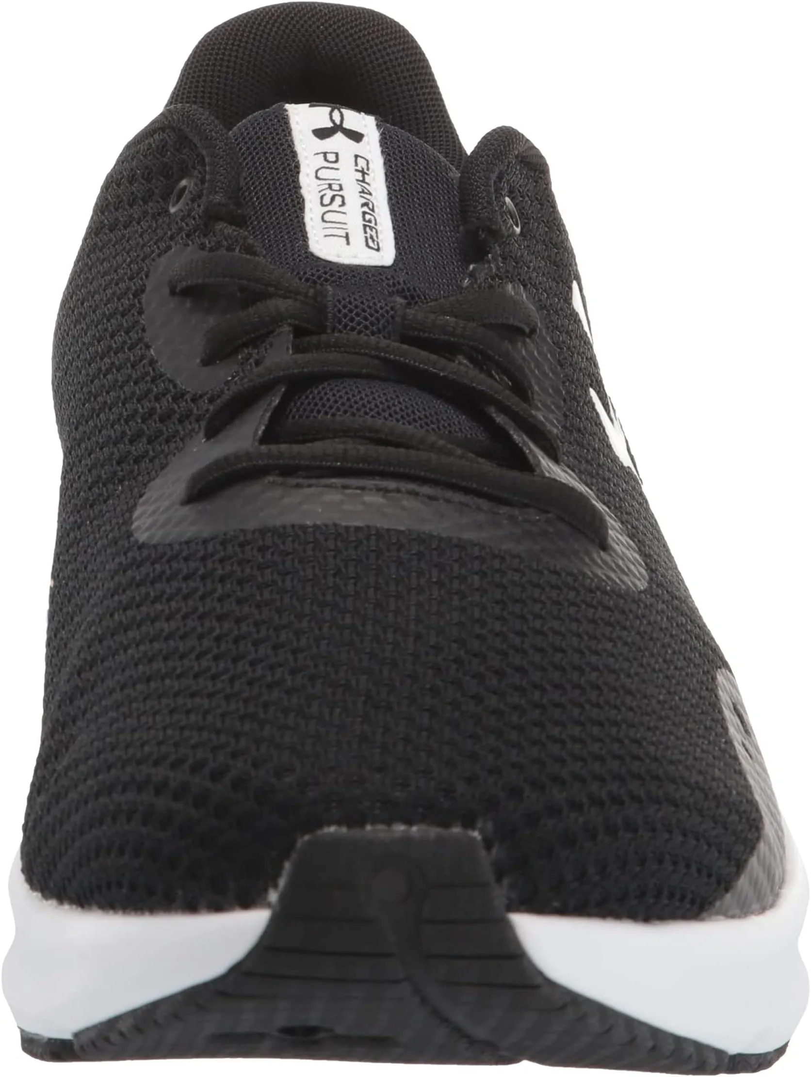 Charged Pursuit 3 Under Armor Sneakers, Black/Black/White