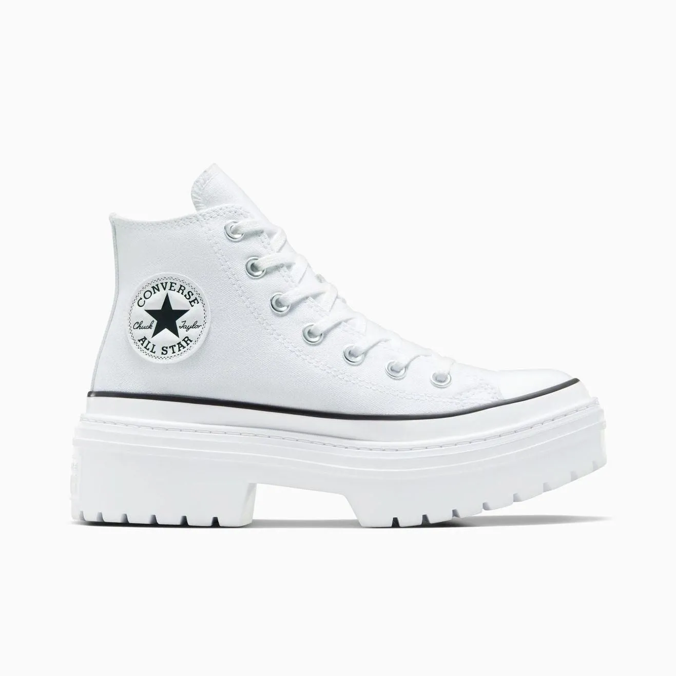 Chuck Taylor Lugged Heel Platform Hi | White