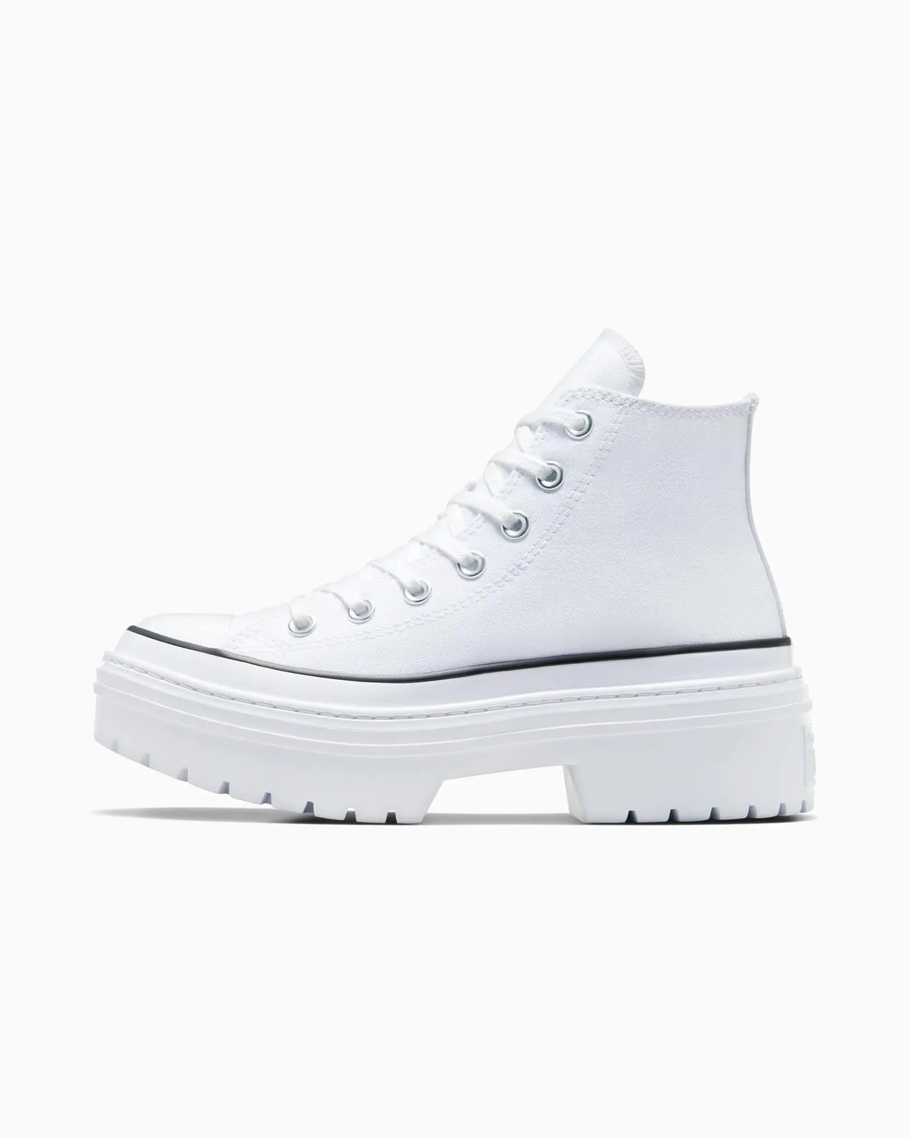 Chuck Taylor Lugged Heel Platform Hi | White