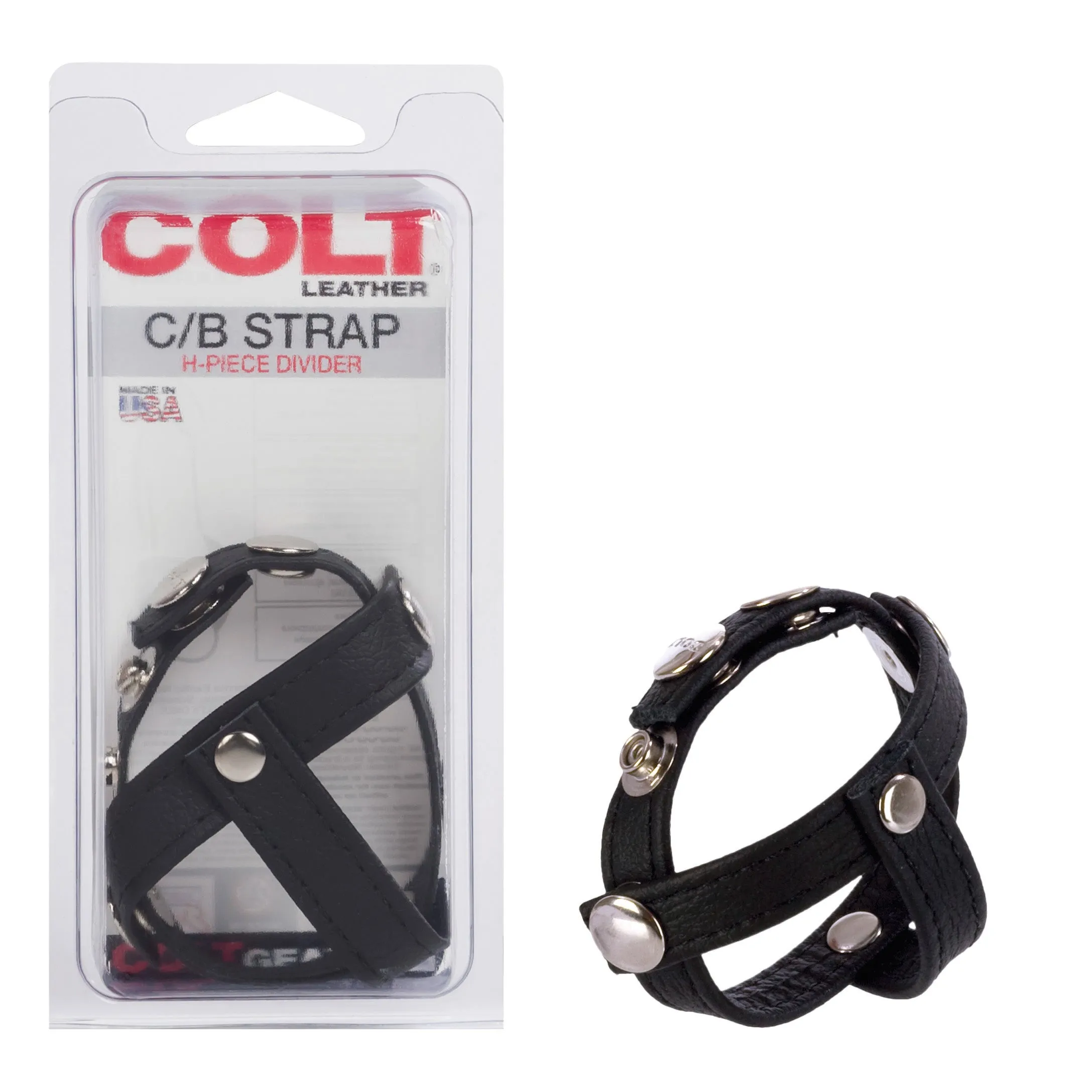 Colt Leather H-Piece Divider Strap: Adjustable Fun for Playtime Adventures!