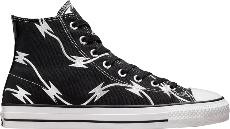 Converse Chuck Taylor All Star Pro High Razor Wire Sneakers, Black