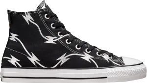 Converse Chuck Taylor All Star Pro High Razor Wire Sneakers, Black