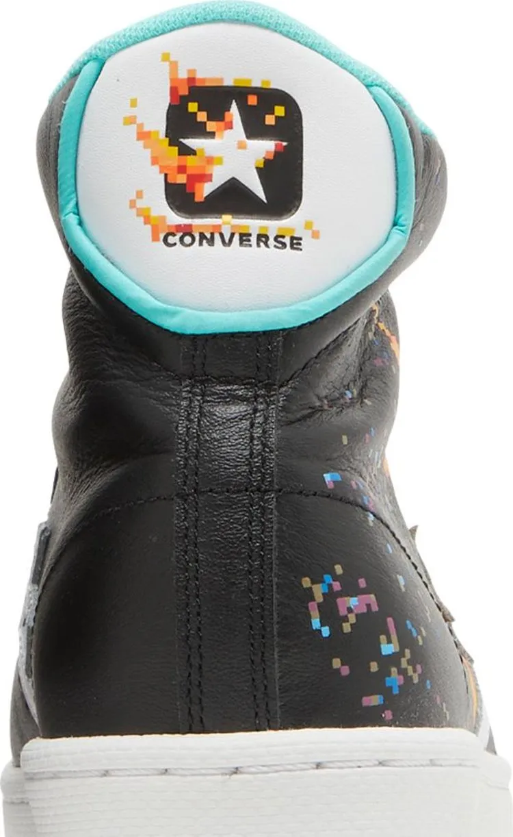 Converse NBA Jam x Pro Leather High Hes On Fire! Sneakers, black